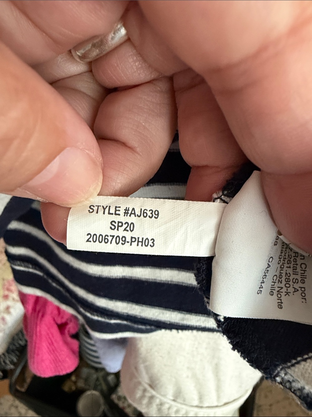 J. Crew Navy and White Striped Funnel-Neck Pullover - Picture 6 of 7